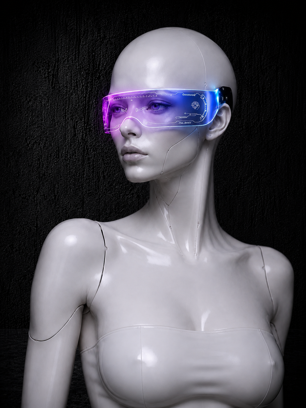 Lentes LED Futuristas – 7 Colores Neón