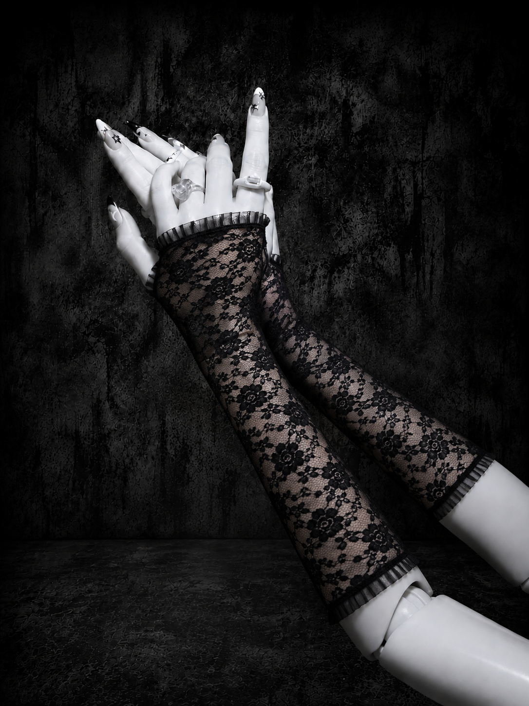 Guantes de Encaje Gothic Lace
